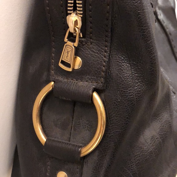 Yves Saint Laurent leather shoulder Bag Muse bag, brown - Picture 5 of 8